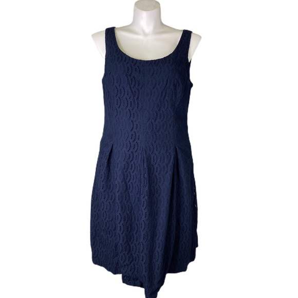 navy blue dress lord and taylor